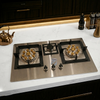 Premium Built-In 3 Burner Gas Hob – Model 3092-SBK | Heavy Gauge Steel | Brass Burners | Auto Ignition | By Ameer