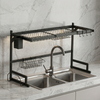 Premium Single Layer Kitchen Utensil Rack – Heavy Duty Dish Storage Organizer | By Ameer