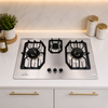 Premium Built-In 3 Burner Gas Hob – Model CES-334 | Heavy Gauge Steel | Brass Burners | Auto Ignition | By Ameer