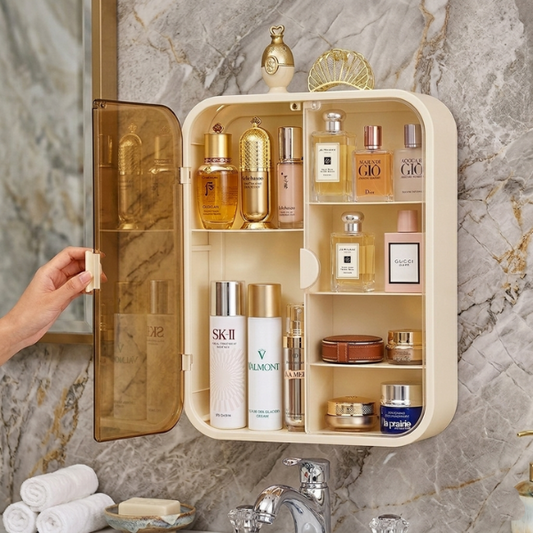 Luxury Square Bathroom Storage Cabinet – Wall Mounted Organizer | By Ameer