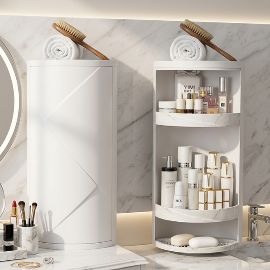 Premium Wall Mounted Bathroom Corner Storage Rack – Luxury Organizer Cabinet | By Ameer