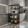 Premium 5 Tier Kitchen Storage Rack with Wheels – Multi-Purpose Metal Organizer Shelf | By Ameer