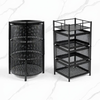 3-Tier Countertop Vegetable Trolley – Premium Metal Organizer | By Ameer