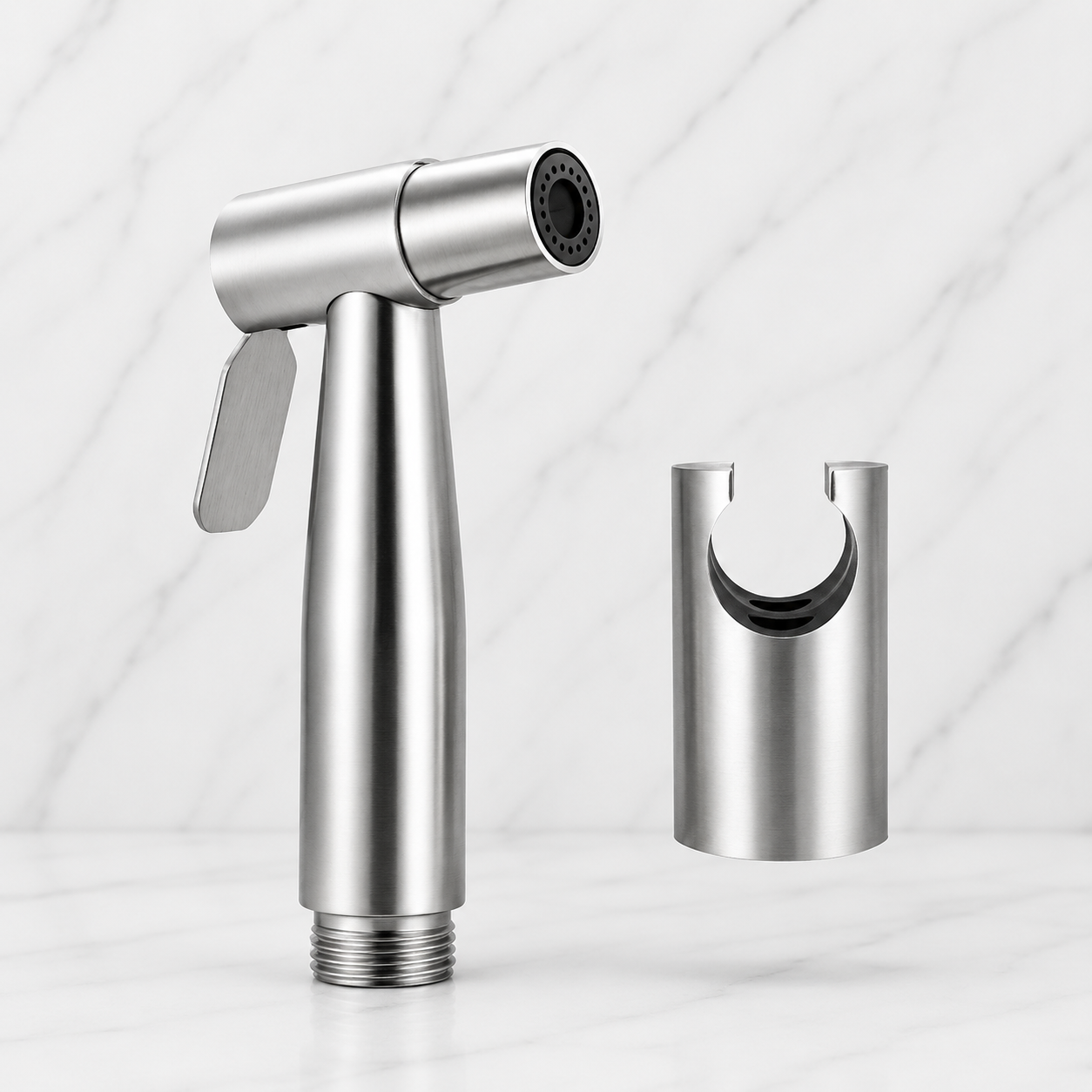 Premium Muslim Shower Set | Stainless Steel 304 | Wall Mounted Bidet Sprayer | By Ameer