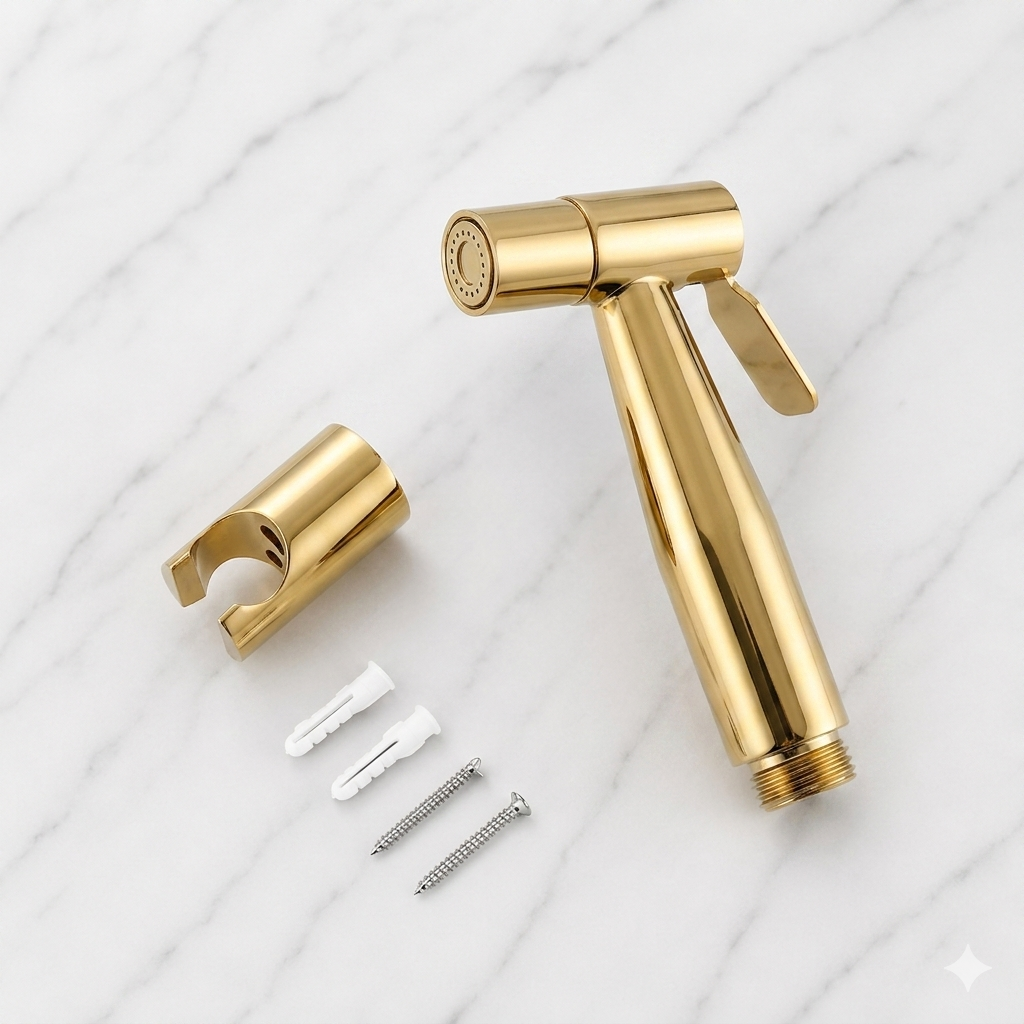Premium Muslim Shower Set | Stainless Steel 304 | Wall Mounted Bidet Sprayer | By Ameer