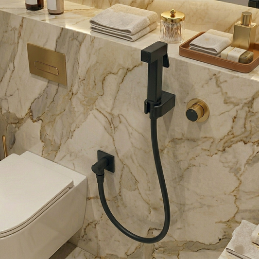 Premium Stainless Steel Muslim Shower Set – High Pressure Bidet Spray | By Ameer